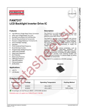 FAN7317M datasheet  